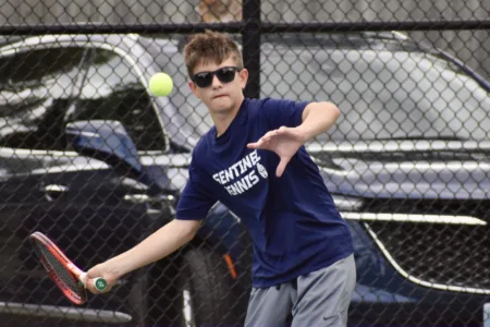Sentinels tennis earns first conference win